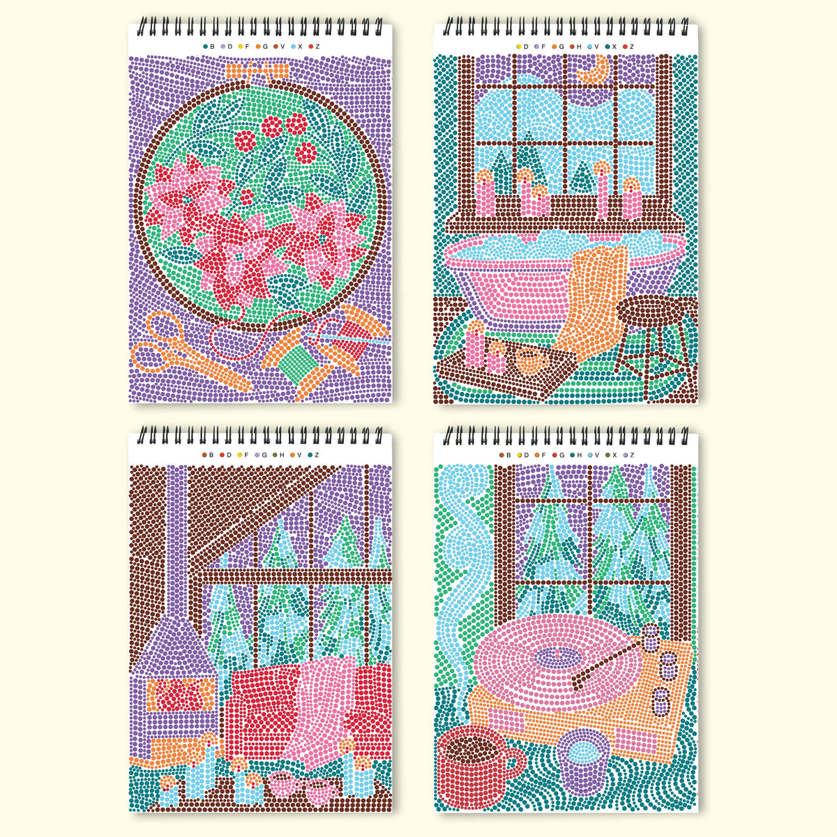 Snowed in FlowArt - Dot By Letter