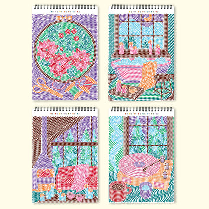 Snowed in FlowArt - Dot By Letter