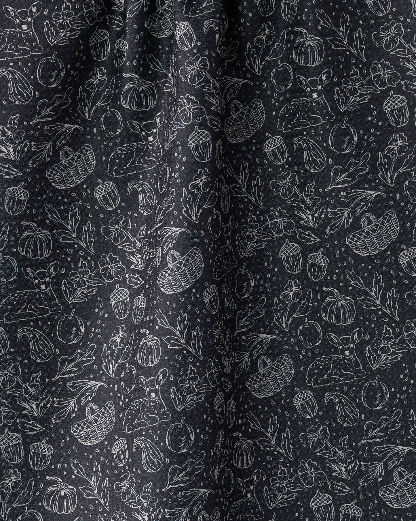 White Cozy Flora Kitchen Tea Towel