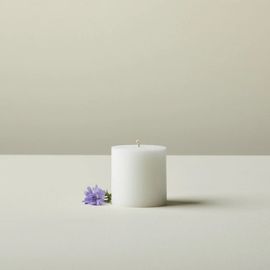 Off White 3x3 Pillar Candle
