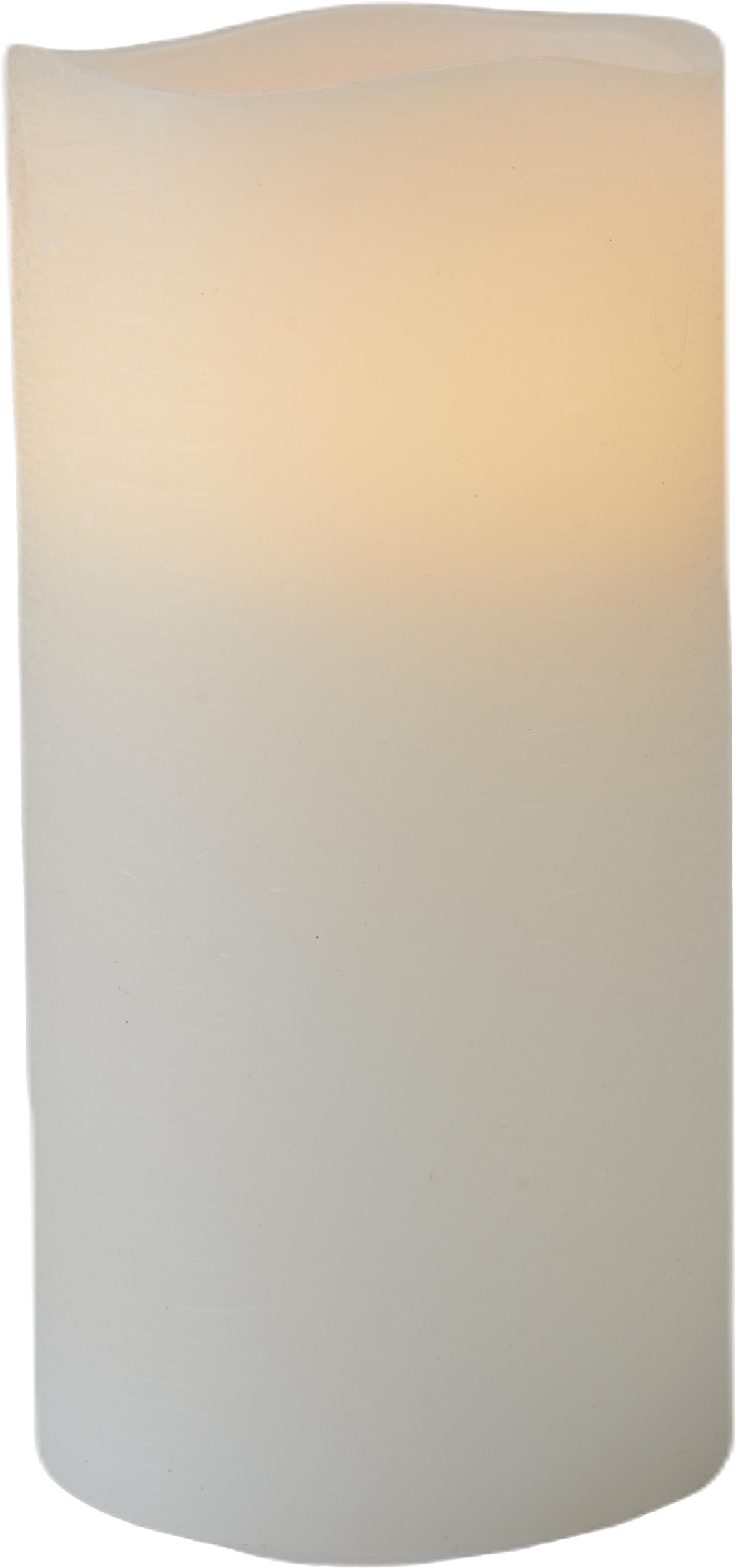 White Pillar Flameless Candle 3x6