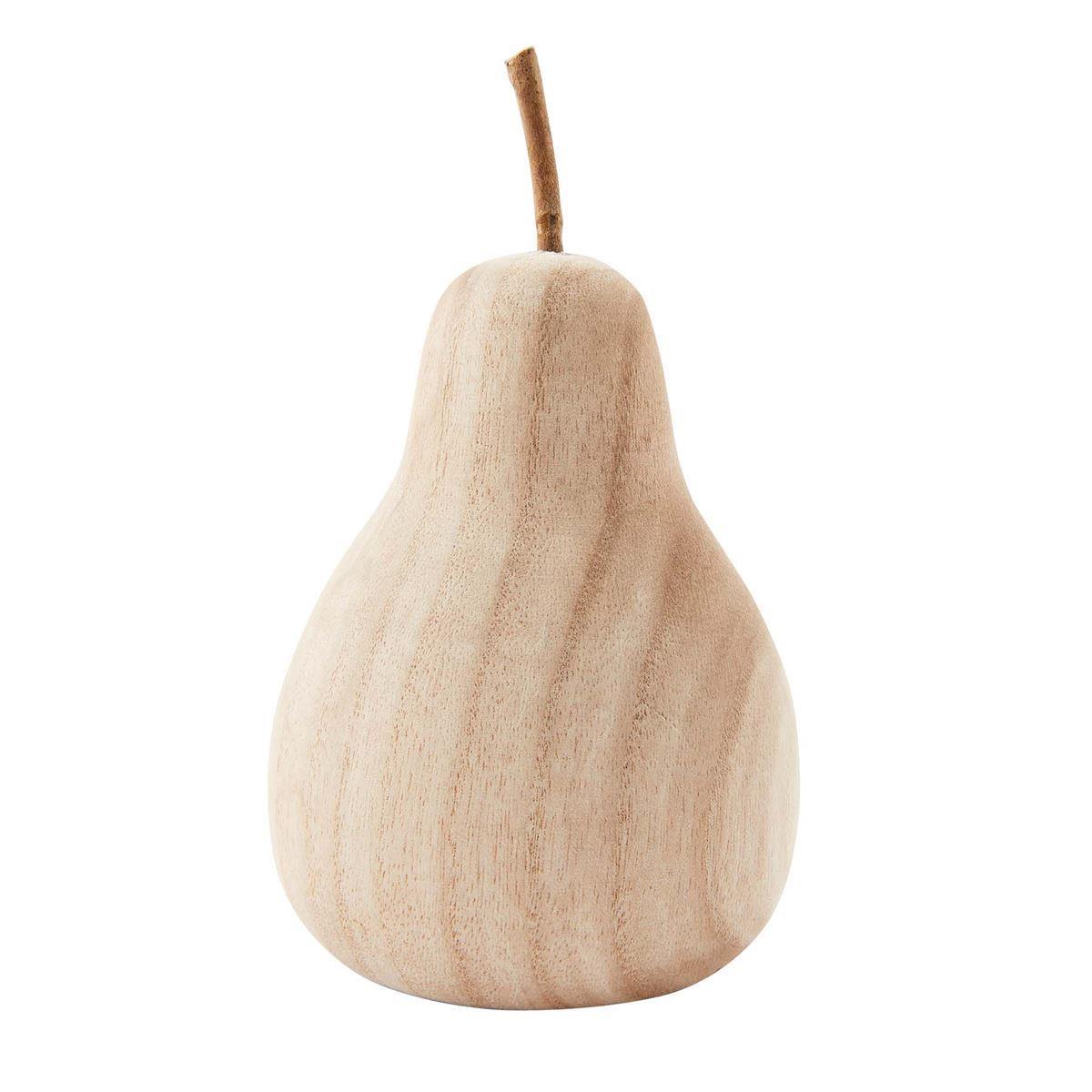 Large Paulownia Wood Pear