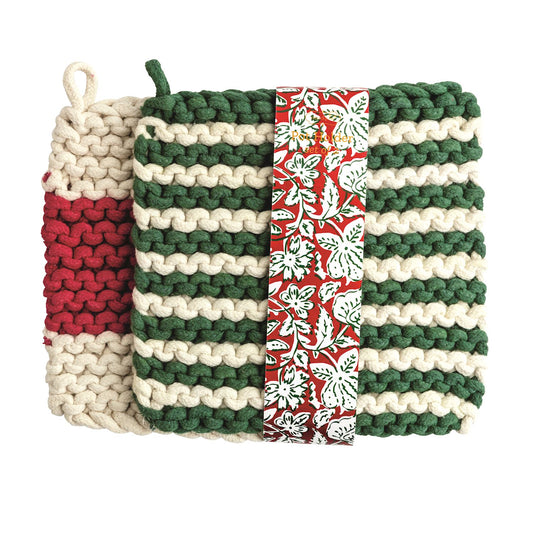 Christmas Crochet Pot Holders
