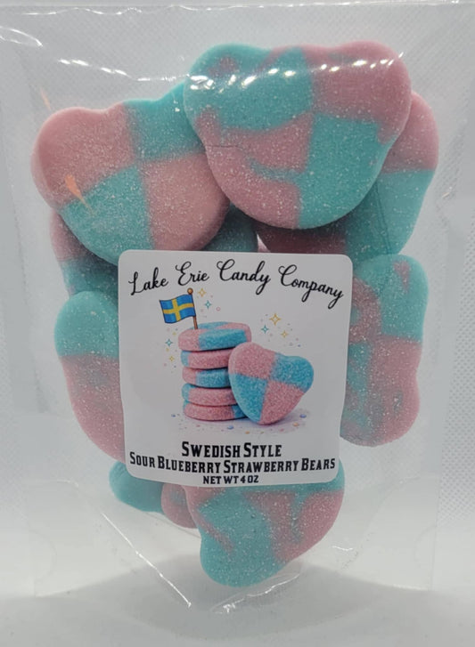 Swedish Style Sour Blueberry Strawberry Bears