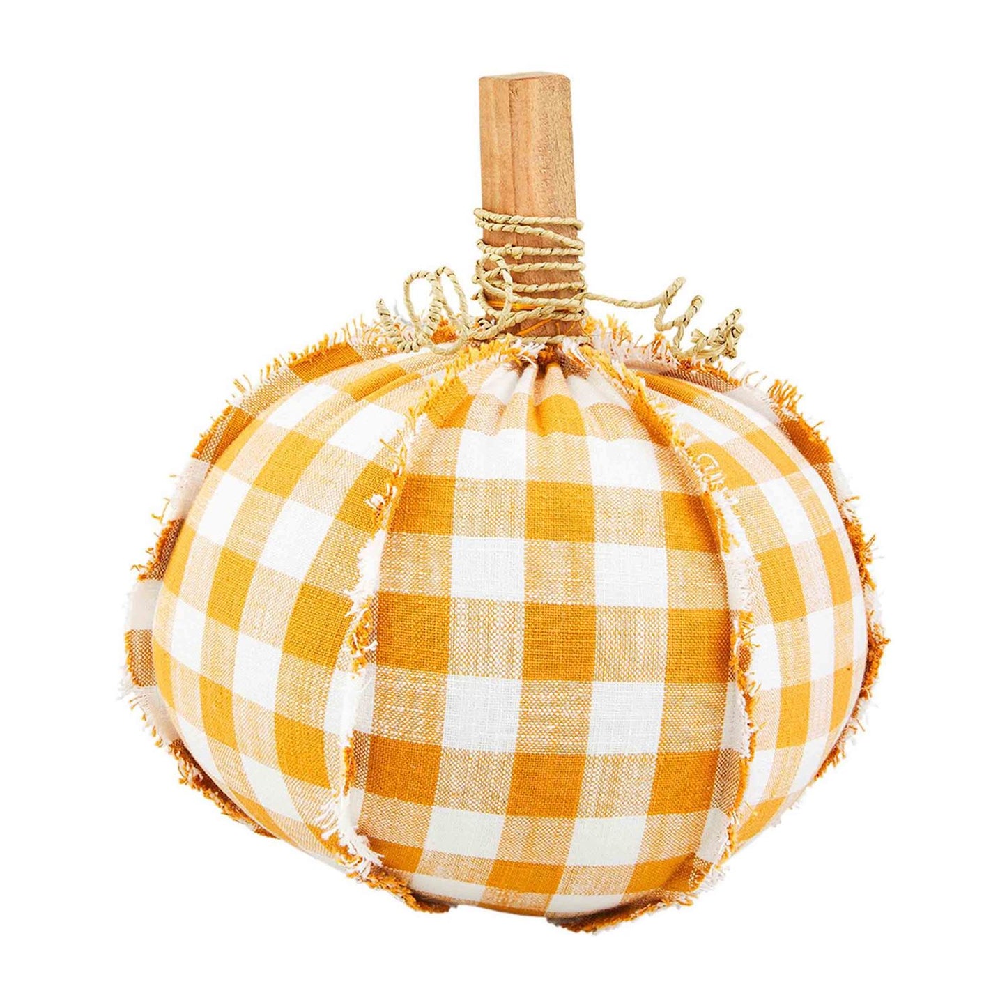 Gingham Pumpkins