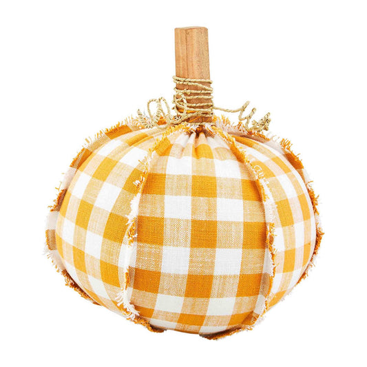 Gingham Pumpkins