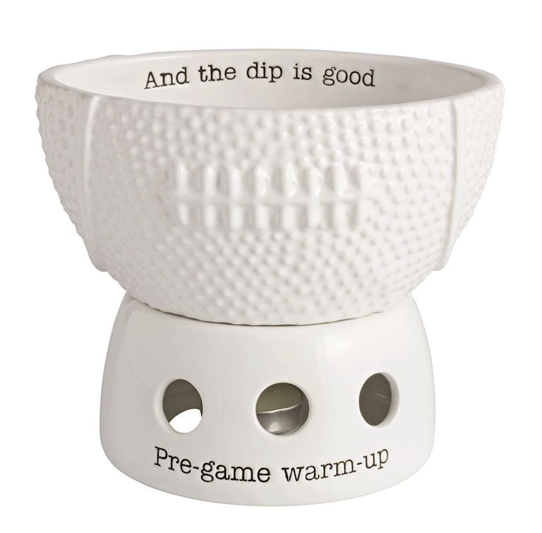 Football Tidbit Warmer Set