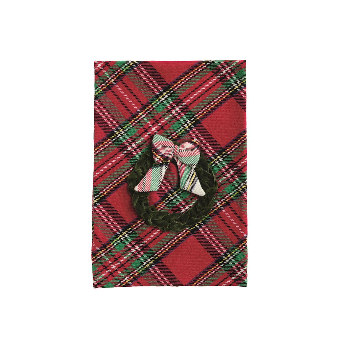 Wreath Tartan Hand Towel