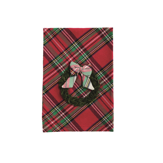 Wreath Tartan Hand Towel