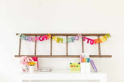 Felt Alphabet Garland