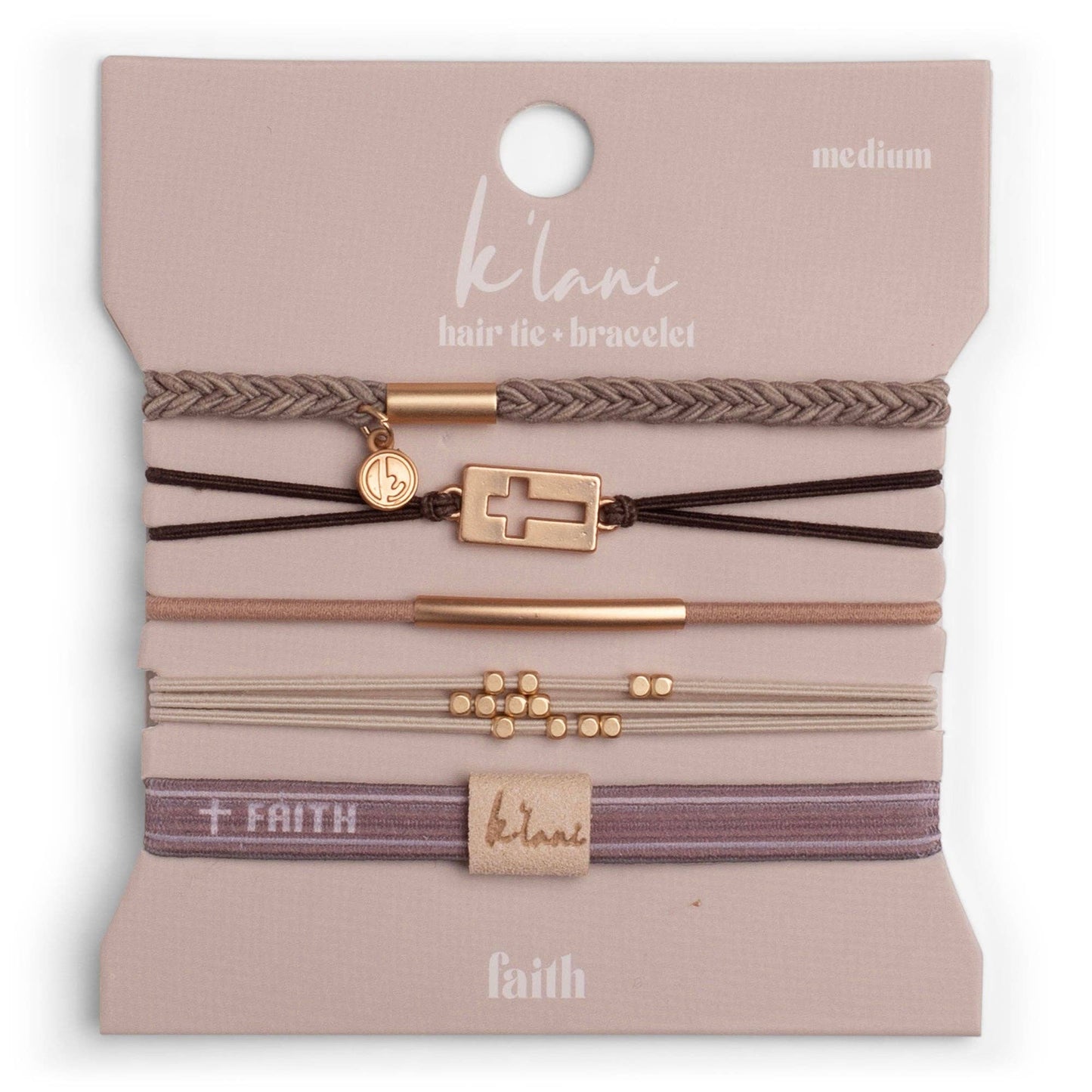 Faith Hair Tie Bracelets