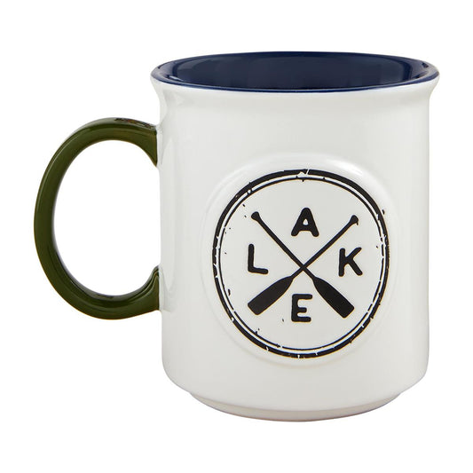 Lake Oars Stamp Mug