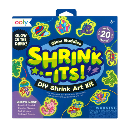 Glow Buddies Shrink-Its! DIY Shrink Art Kit