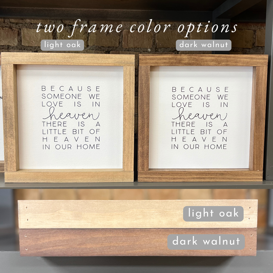 Ruby + White Border Vintage Wall Sign