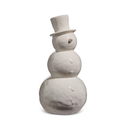 White Glazed Snowman