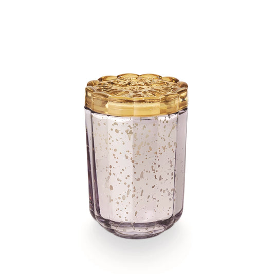 Lavender La La Flourish Glass