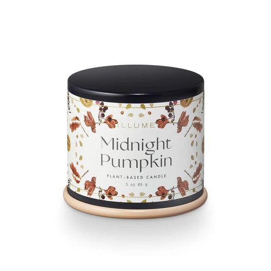 Midnight Pumpkin Demi Vanity Tin Candle