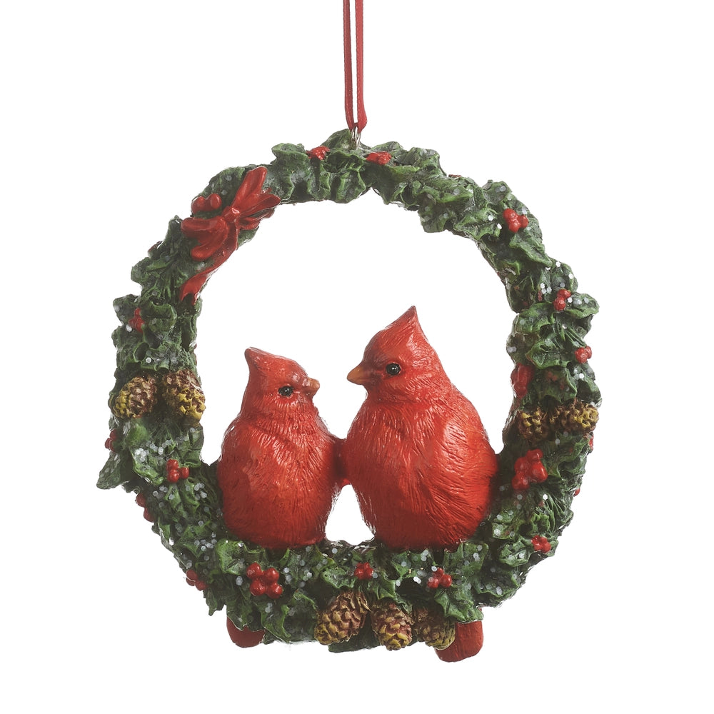 Cardinal Wreath Ornament