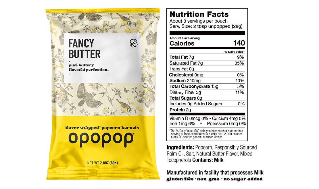 Variety Show Flavor-Wrapped Popcorn Kernels