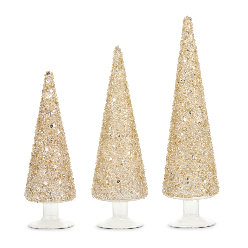 Gold Glitter Trees