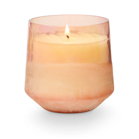 Paloma Petal Baltic Glass Candle