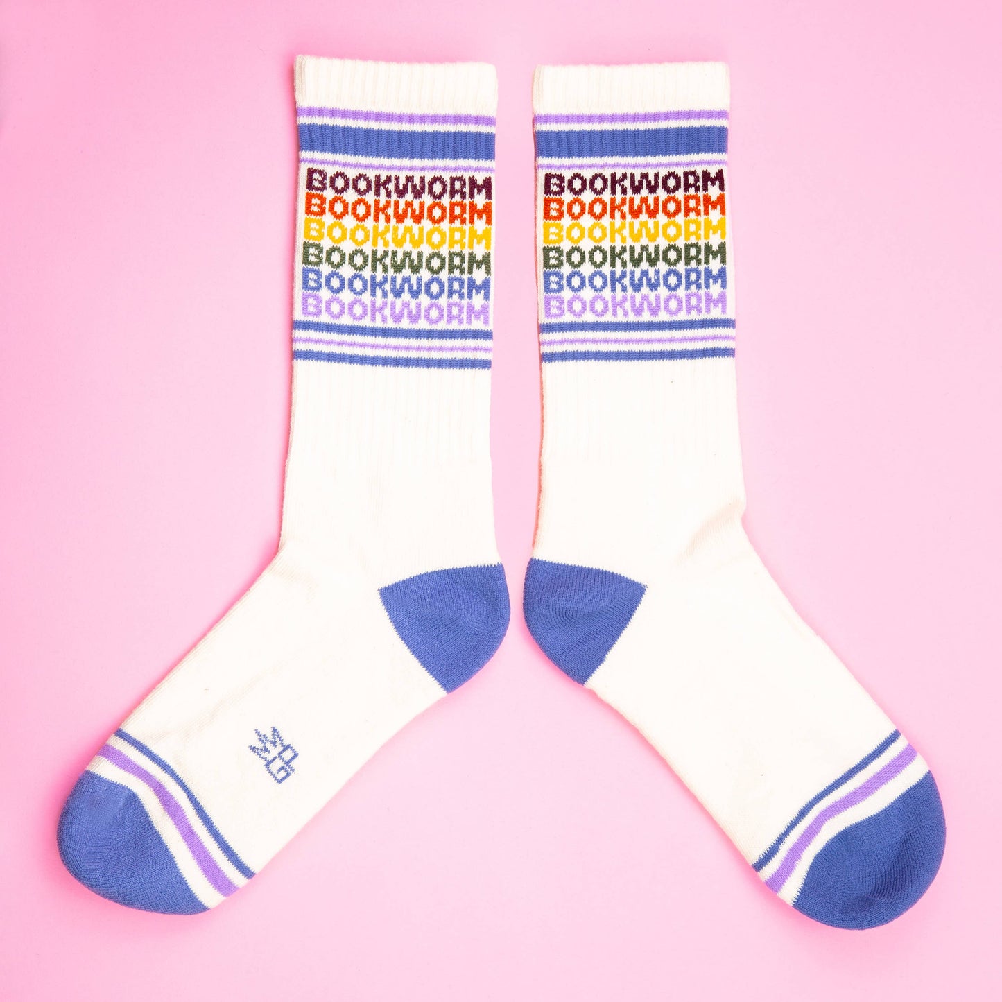 Bookworm Rainbow Crew Socks