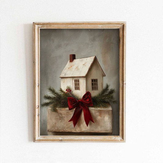 Velvet Bow House Art Print: 5x7
