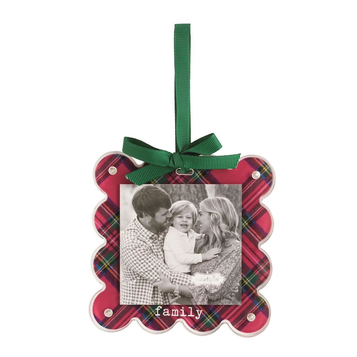 Tartan Photo Ornament