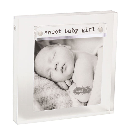 Sweet Baby Girl Mini Acrylic Frame