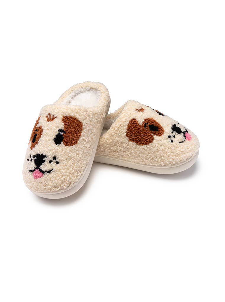Kids Puppy Face Slippers