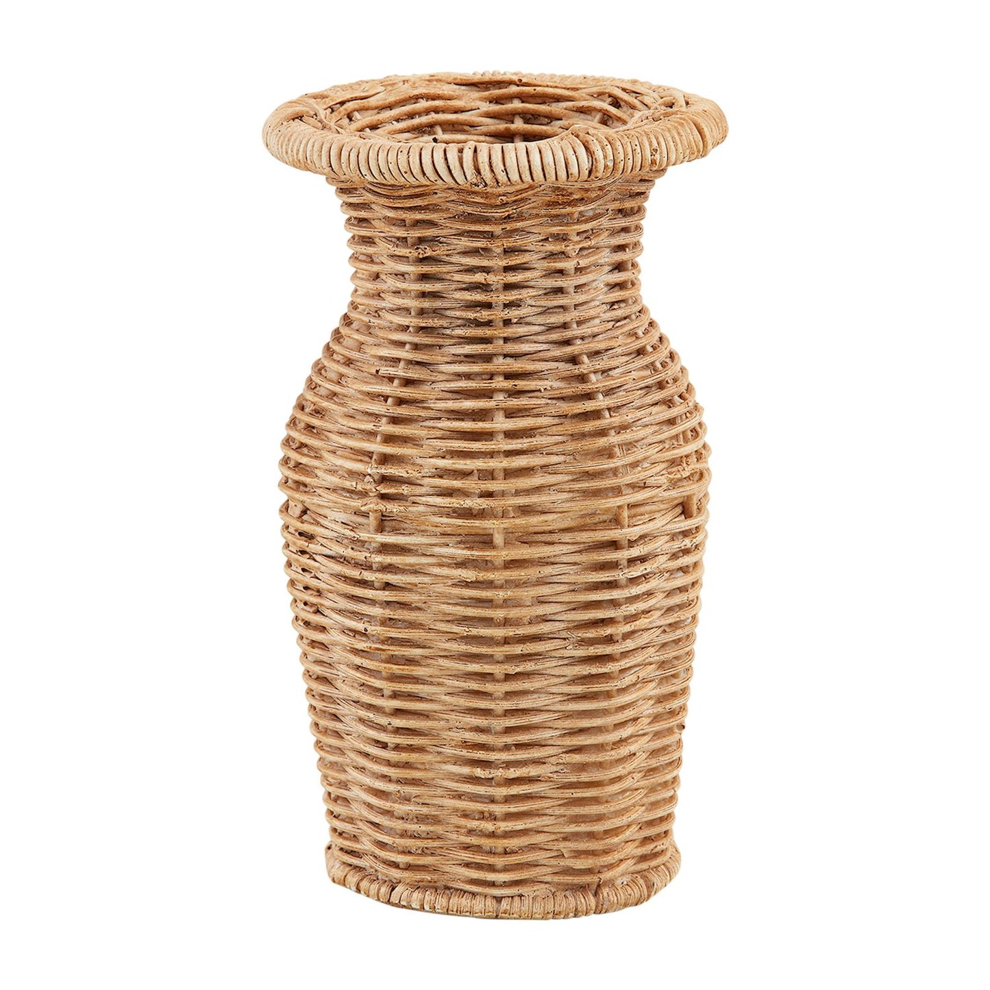 Resin Basket Weave Vase