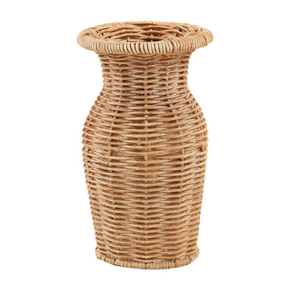 Resin Basket Weave Vase