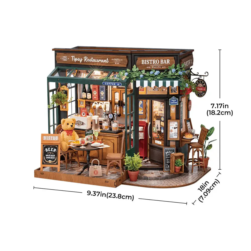 Tipsy Restaurant Miniature House