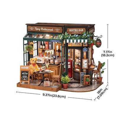 Tipsy Restaurant Miniature House