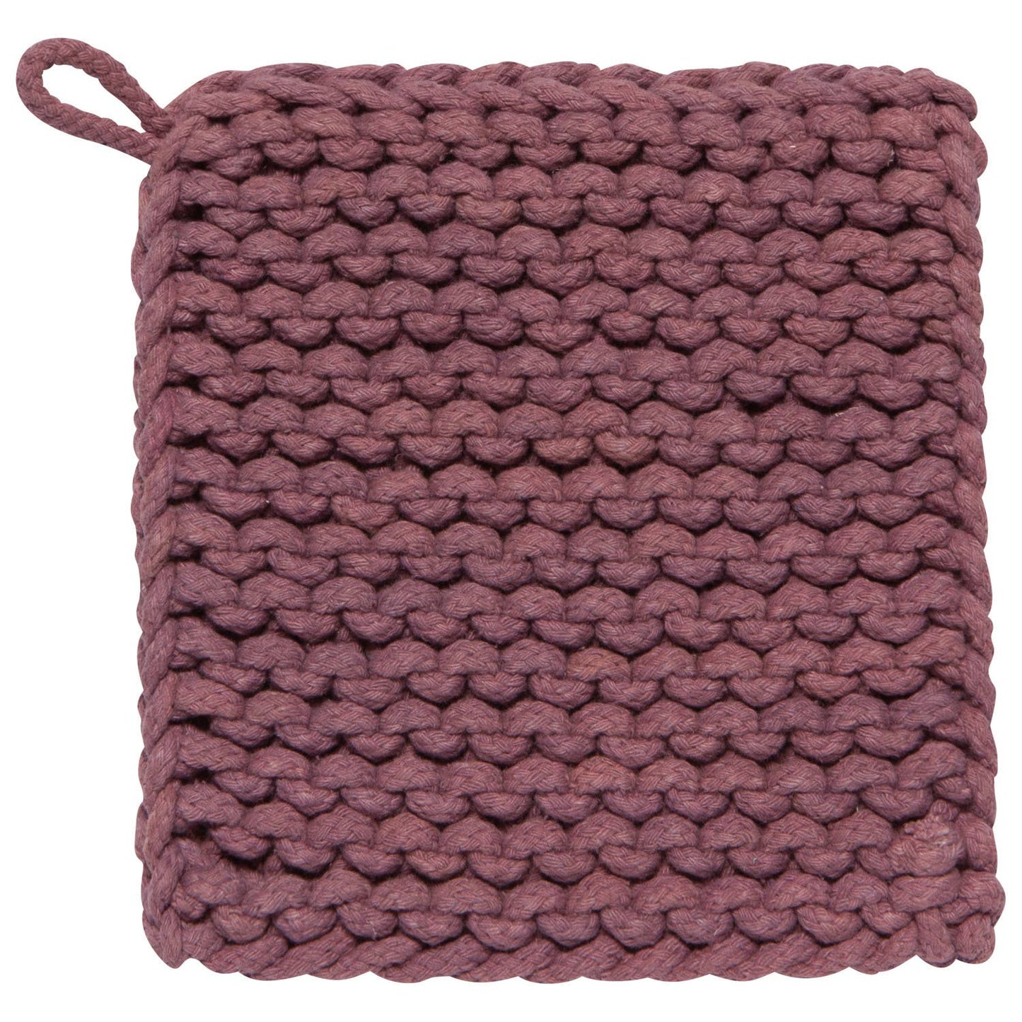 Ash Plum Knit Potholder