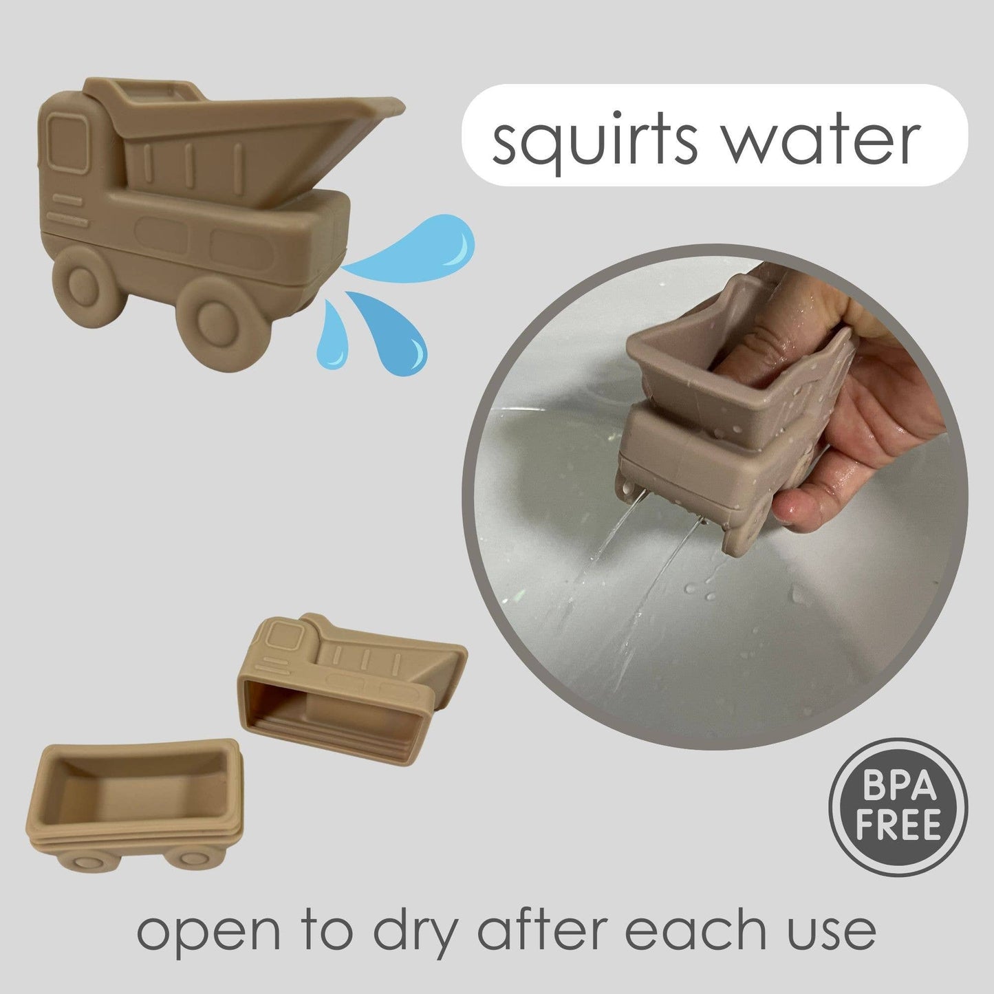 Construction Bath Toy Set