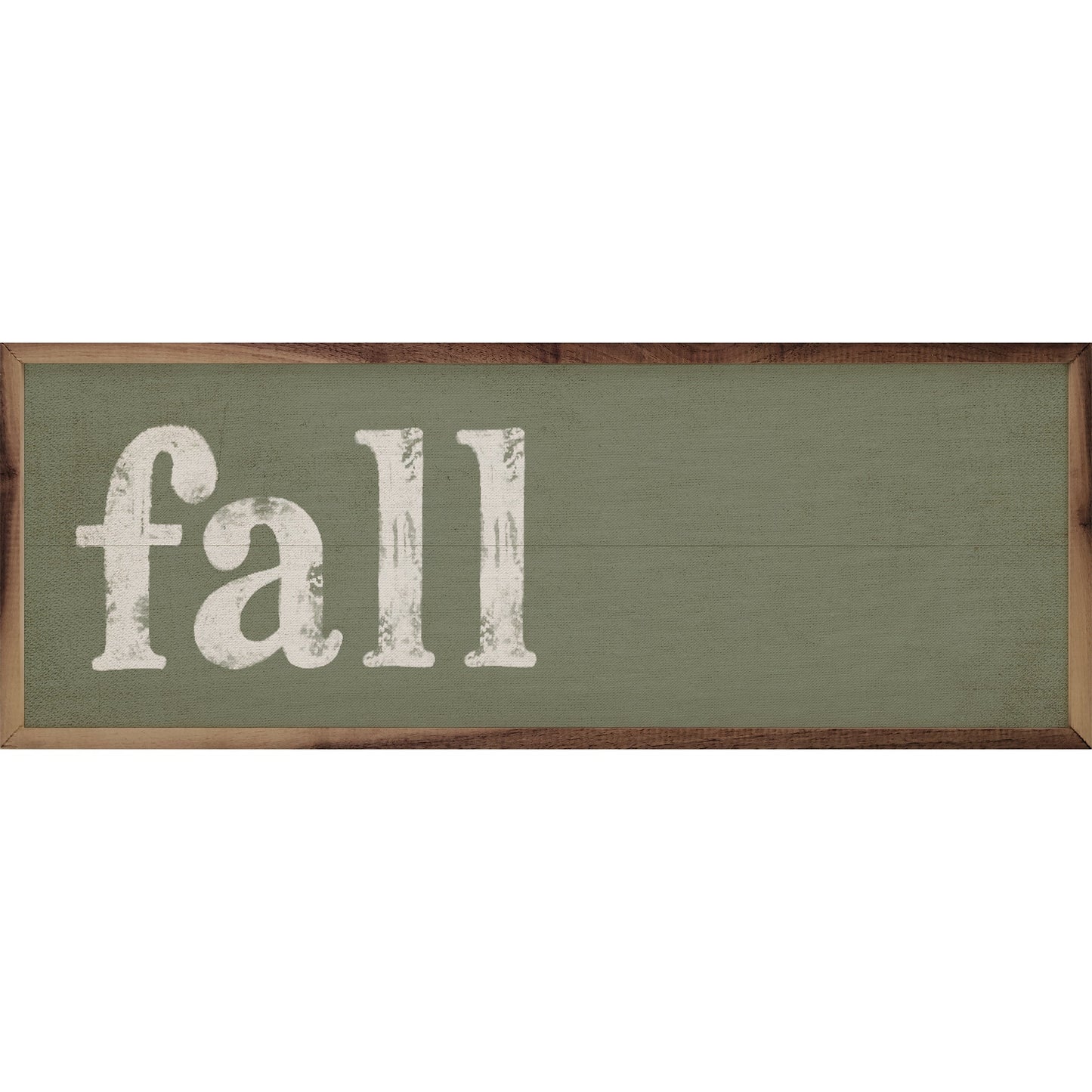 Fall Distressed Green Sign