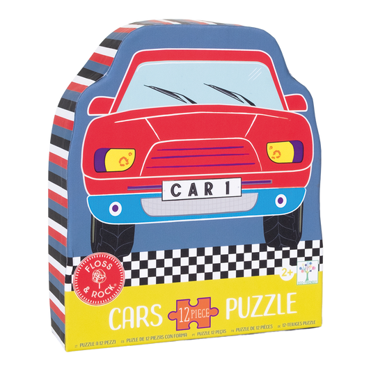 Cars Shaped Jigsaw with Shaped Box