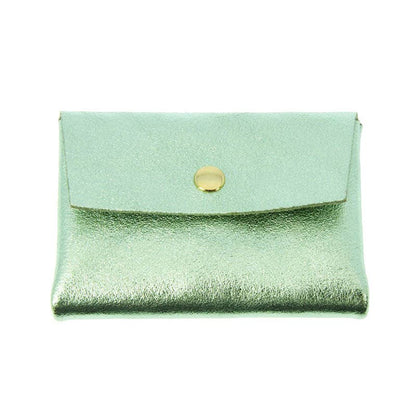 Iridescent Leather Wallet/Card Holder