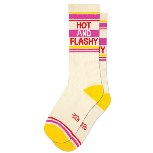 Hot and Flashy Crew Socks