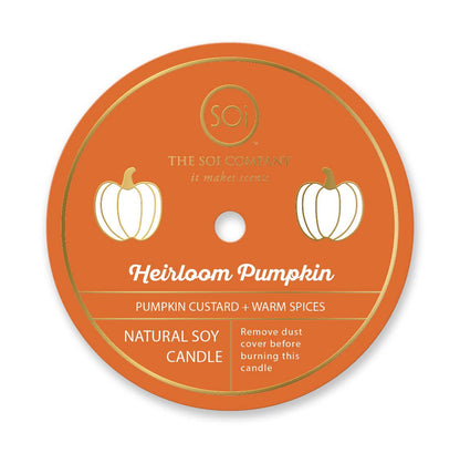 Heriloom Pumpkin Icon Candle