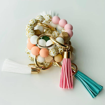 Hot Pink Bangle Keychain