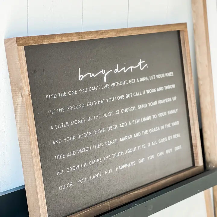 Buy Dirt Horizontal Wall Decor