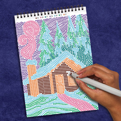 Snowed in FlowArt - Dot By Letter