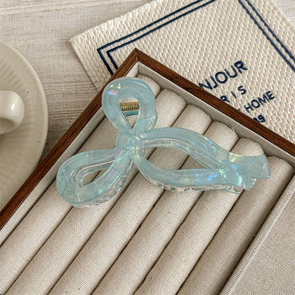 Iridescent Bow Hair Clip