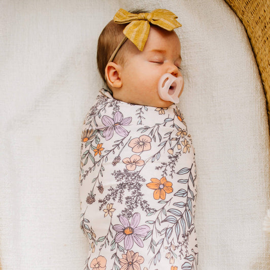 Flora Swaddle Blanket