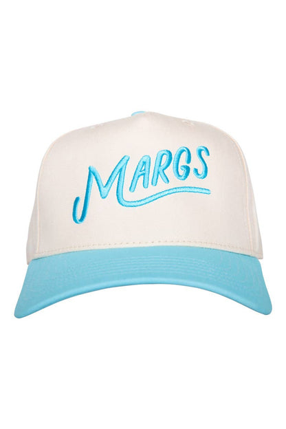 Margs Aqua Baseball Hat