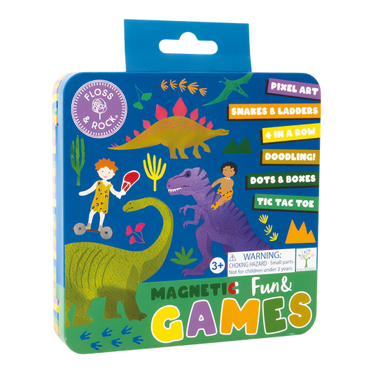 Dino Magnetic Games Tin