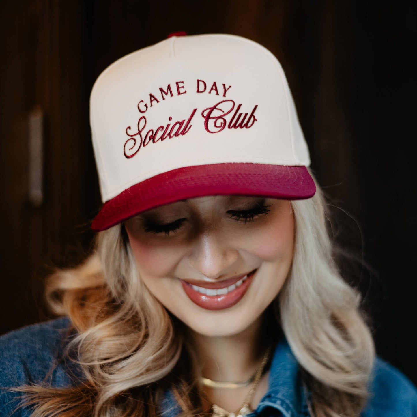 Game Day Social Club Maroon Trucker Hat