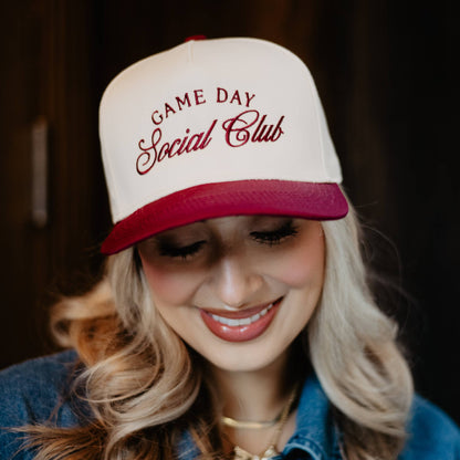 Game Day Social Club Maroon Trucker Hat